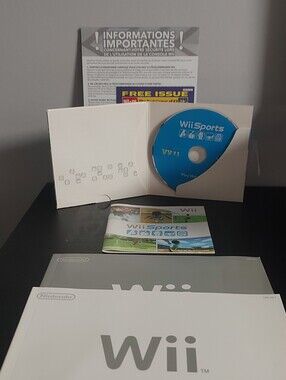 ​Nintendo Wii Sports Game Disc Sleeve Manuals & Operations Setup Guide